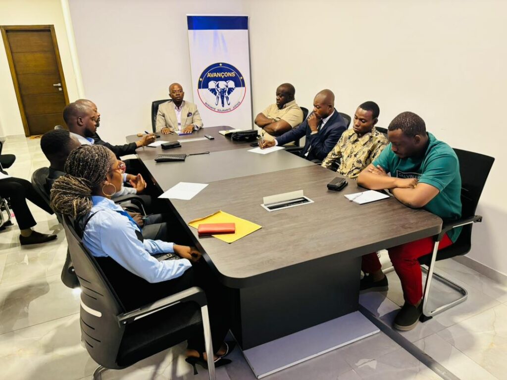 réunion président national avançons convention des jeunes